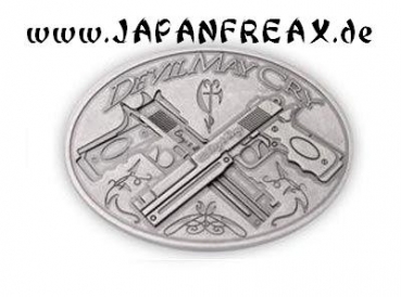 Devil May Cry 4 Belt Buckle Dante's Guns and Nero's Crest
