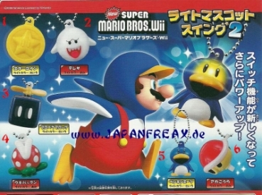 Super Mario WII pendants with light