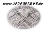 Devil May Cry 4 Belt Buckle Dante's Guns and Nero's Crest