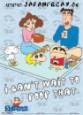Shin Chan Wallscroll "Family Piknick"
